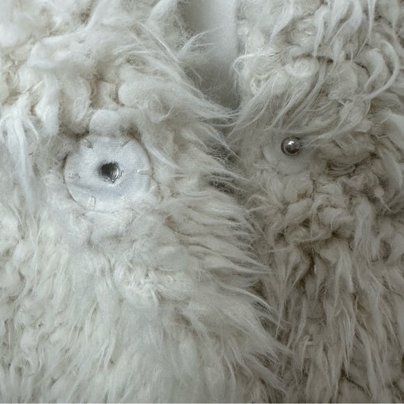 Sanctuary Faux Fur Jacket White Snap Front Soft Cozy - Picture 5 of 8